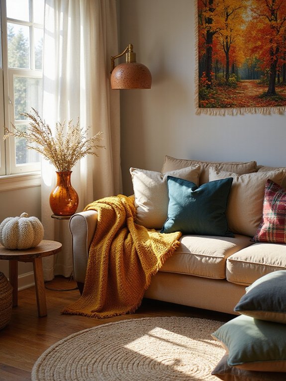 cozy fabric layering ideas
