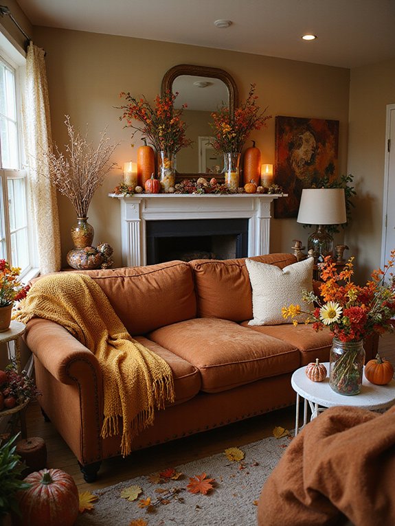 cozy fall decor balance
