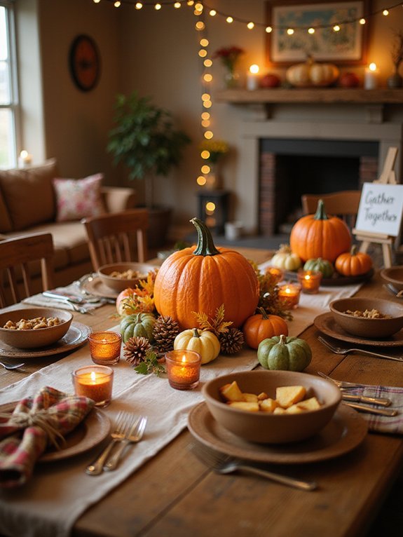 cozy fall gathering vibes