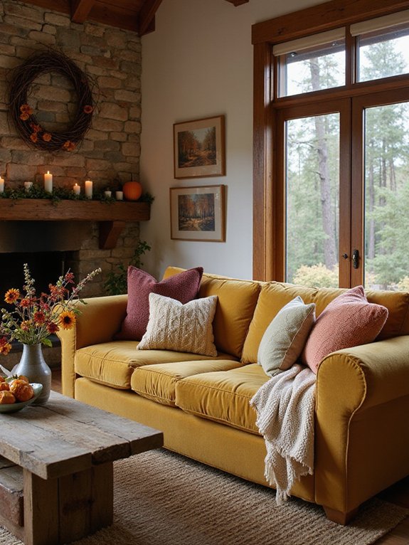 cozy fall indoor decorations