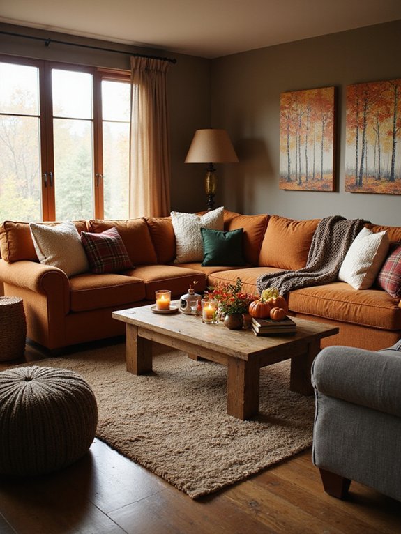 cozy fall seating arrangements