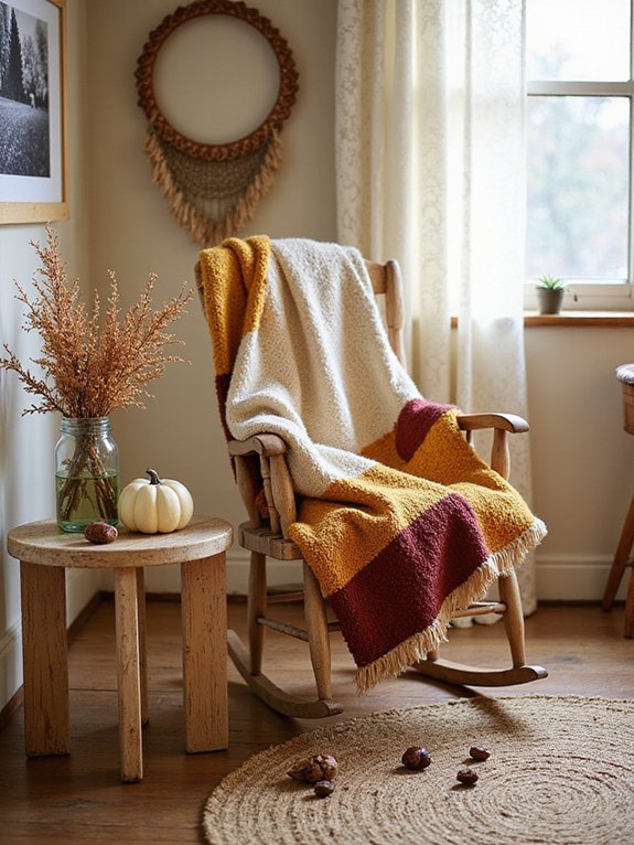 cozy fall textile update