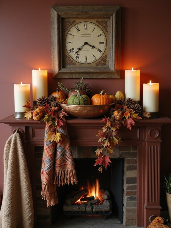 cozy fall texture combination
