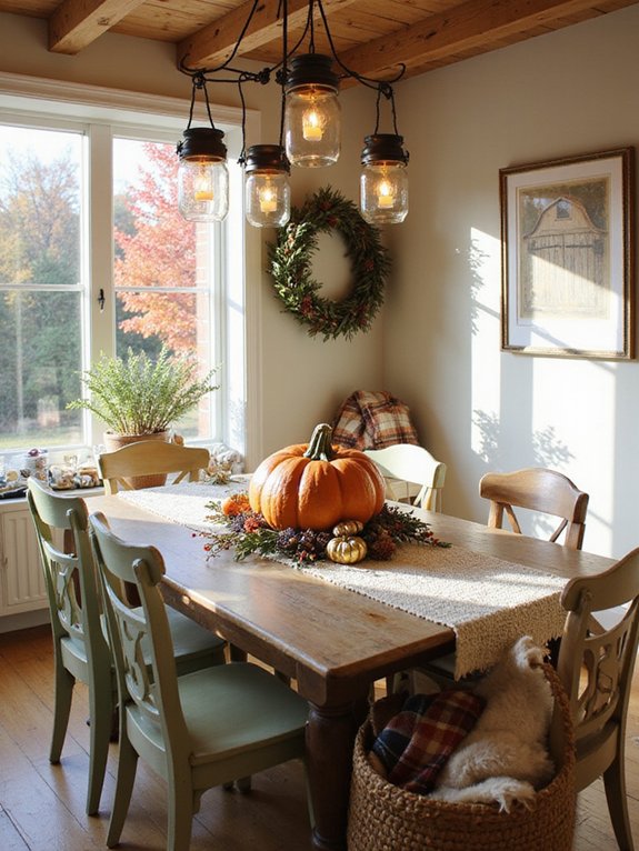 cozy farmhouse fall decor