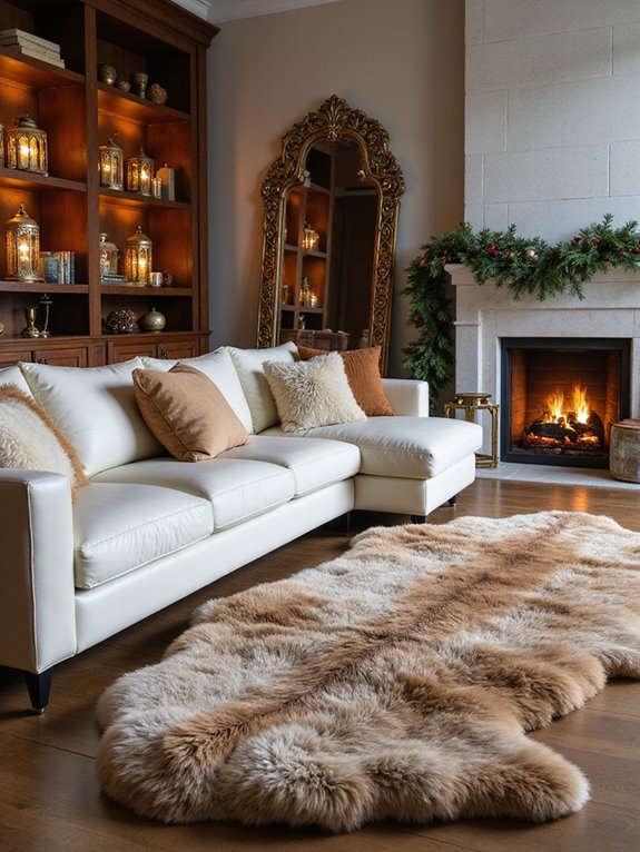 cozy faux fur luxury
