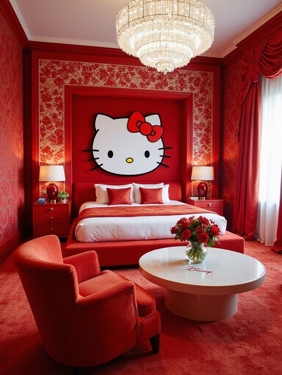 cozy hello kitty bedding