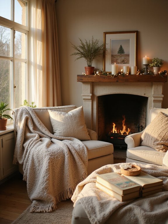 cozy knit blankets for winter
