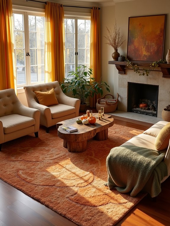 cozy layered rug comfort
