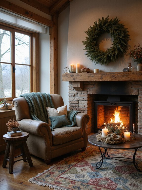 cozy layered textile combinations