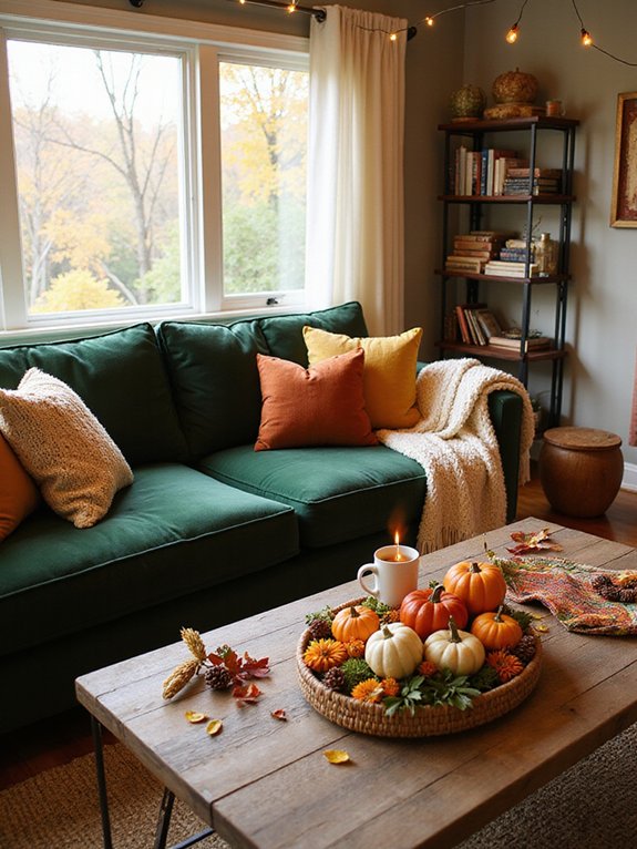 cozy layered textile combinations