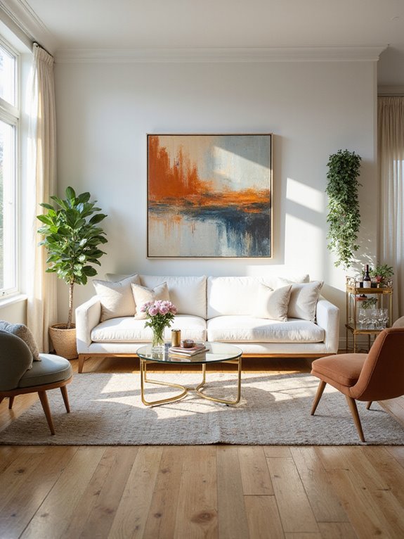 cozy living room layout