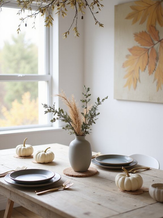 cozy minimalist fall decor