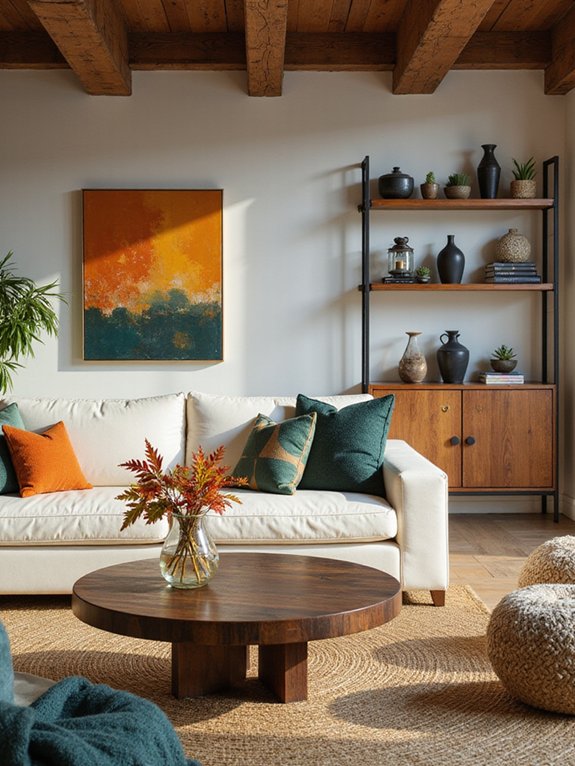 cozy modern rustic blend