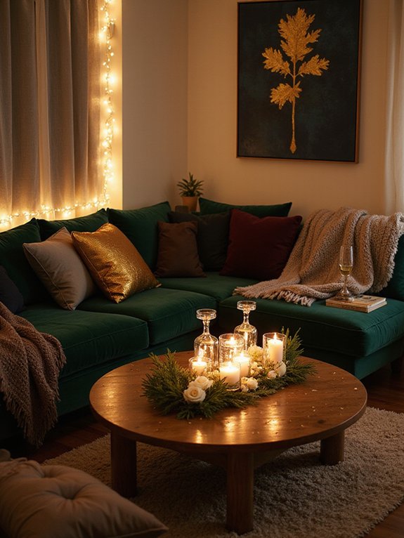 cozy new year lounge