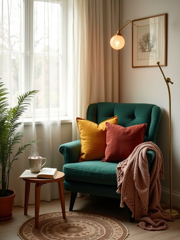 cozy relaxation corner creation