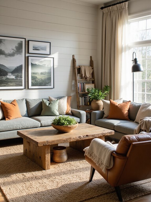 cozy rustic living room