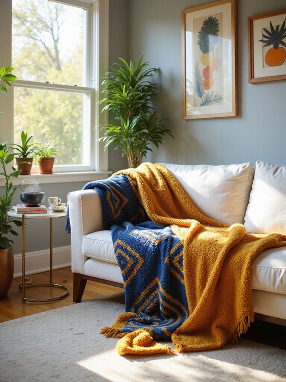 cozy statement blanket upgrade