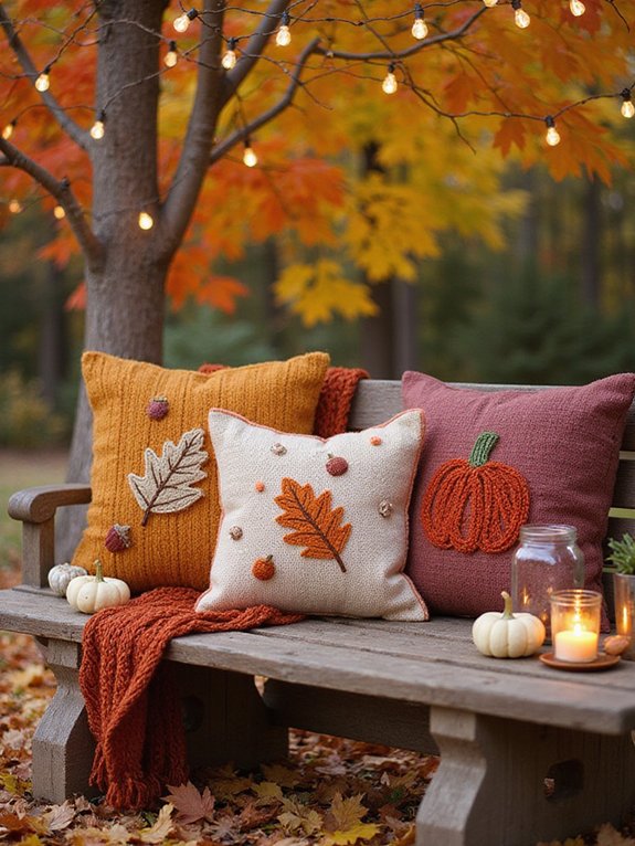 cozy sweater weather pillows