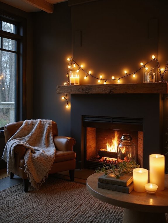 cozy warm lighting transformation