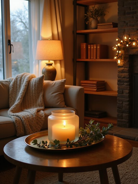 cozy winter ambiance lighting