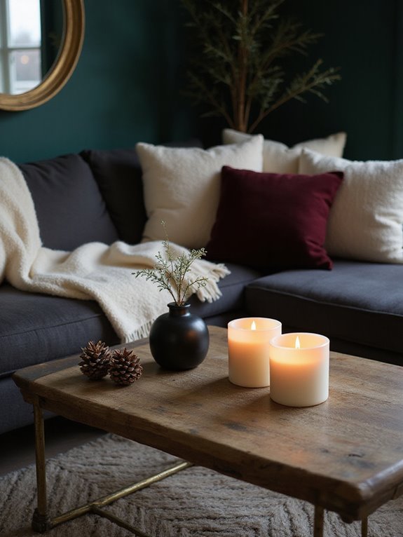 cozy winter candle scents