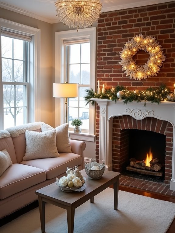 cozy winter fairy lights