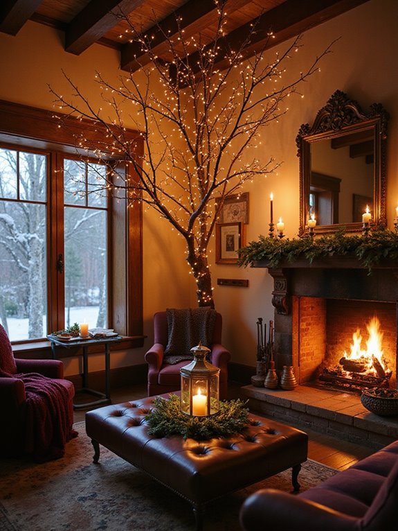 cozy winter light decorations