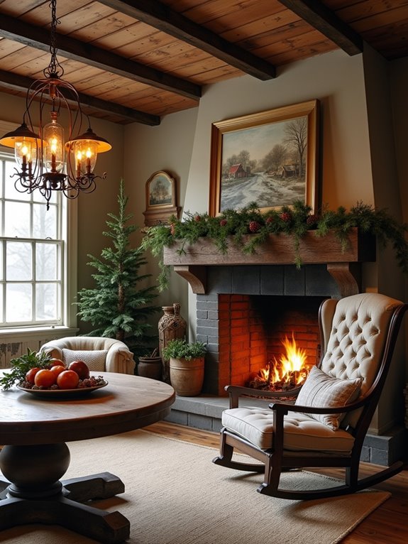 cozy winter rustic decorations