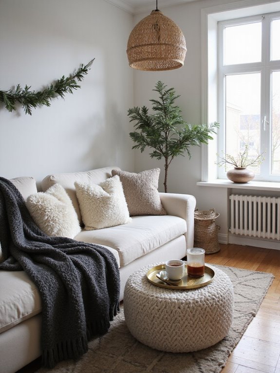 cozy winter textures combined