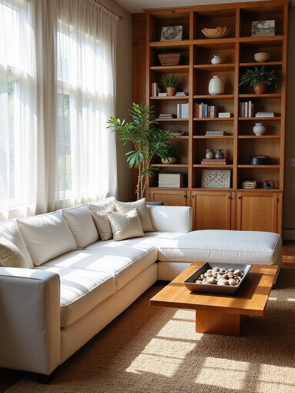 cozy wooden living space