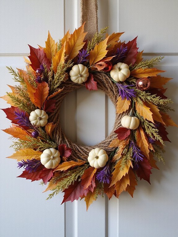 craft a cheerful wreath