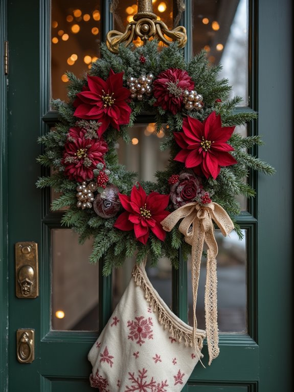craft vintage holiday wreaths