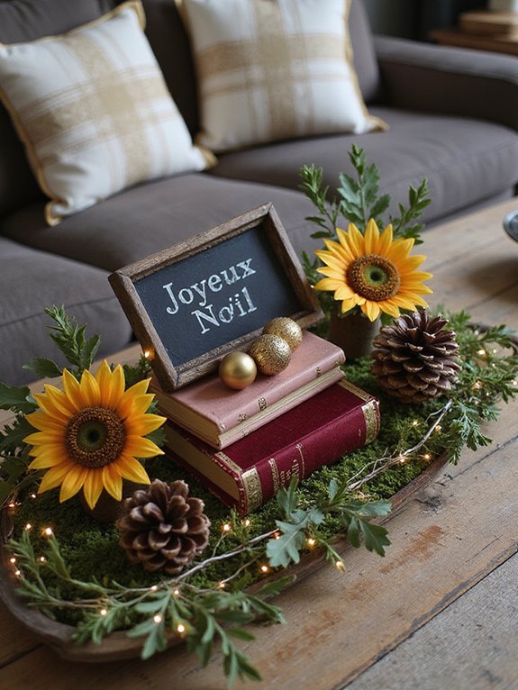 create a festive vignette