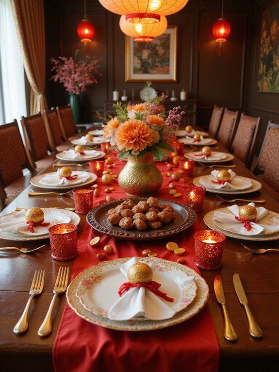 create festive dining atmosphere
