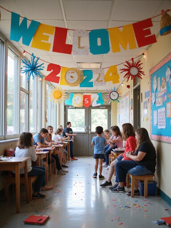 creative colorful banner crafting