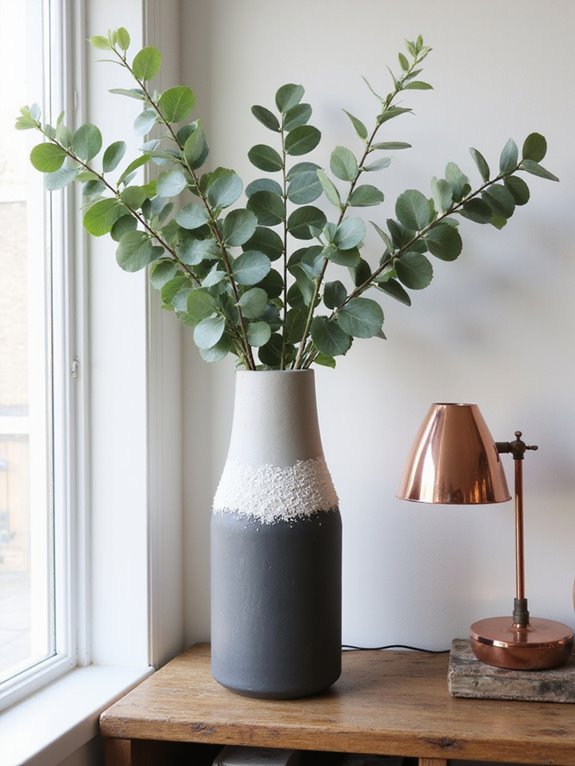 creative concrete vase project