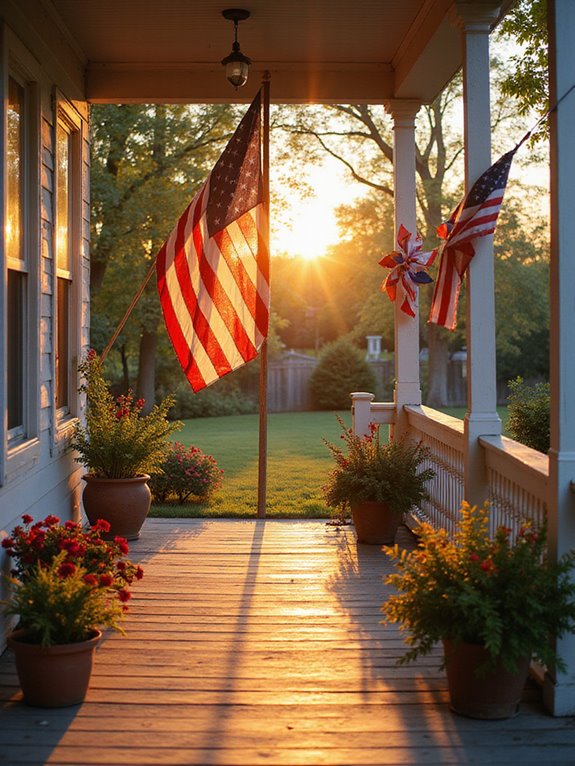 creative flag display ideas