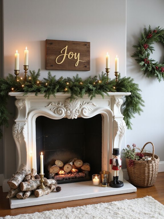 creative holiday pillar display
