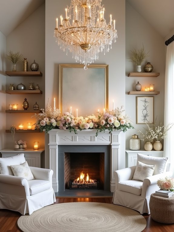 creative white lantern decor