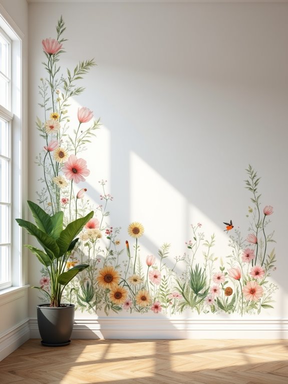 creative white wall decor