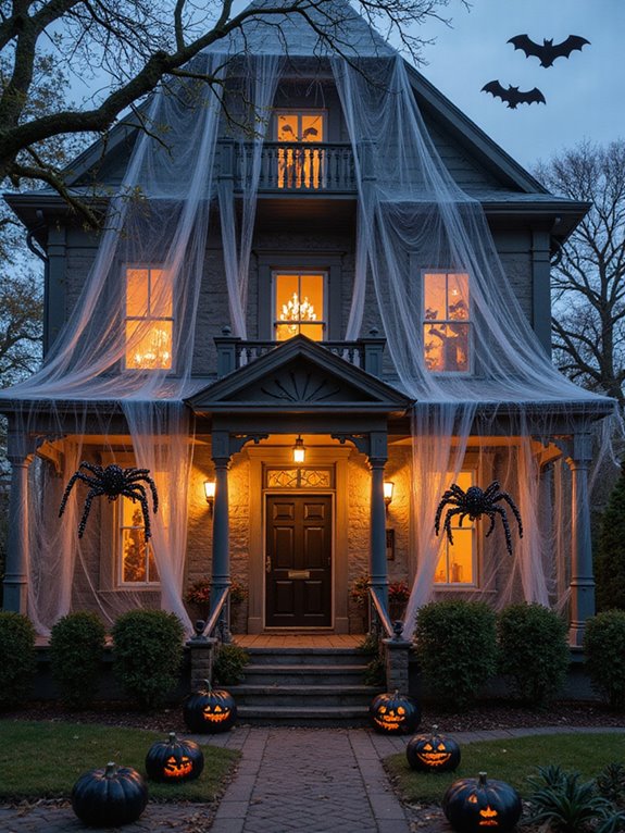 creepy halloween spider decorations