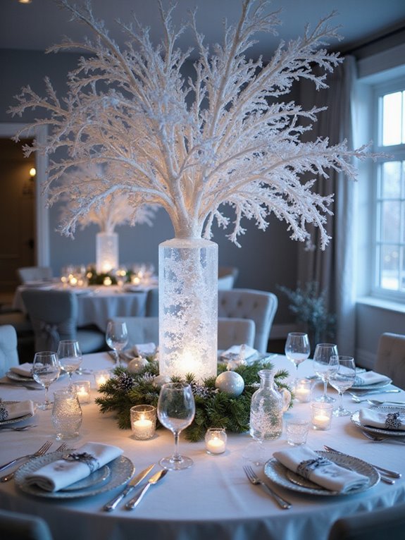 crystallized centerpiece fairy lights