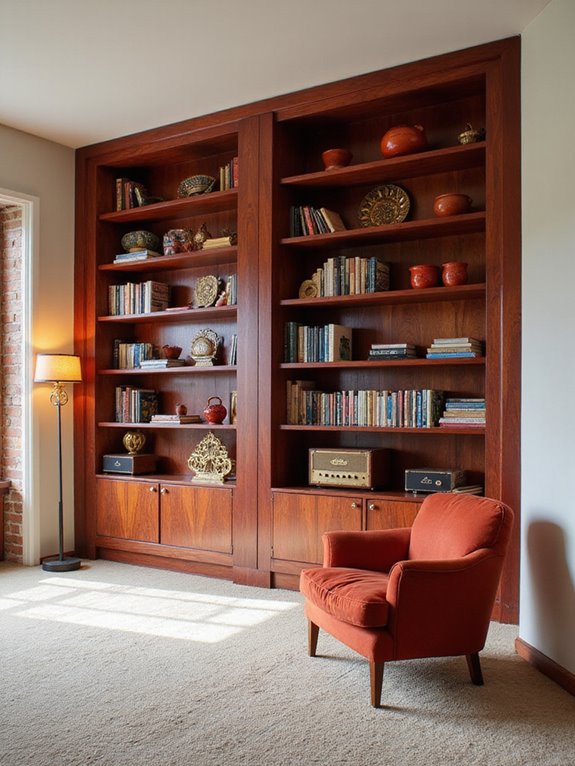 custom built in book displays