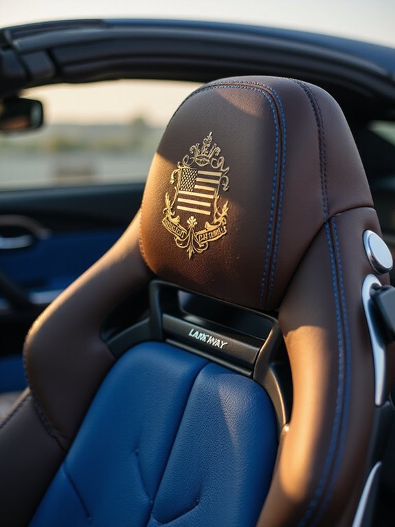 custom logos for headrests