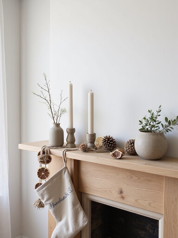 customize neutral christmas decor