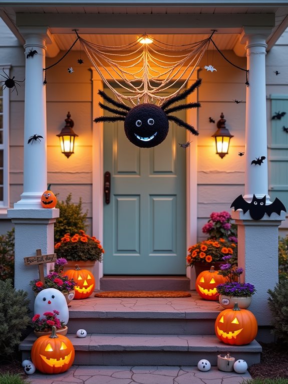 cute and cozy spider webs