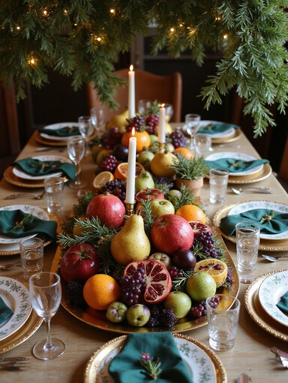 delicious edible table decor
