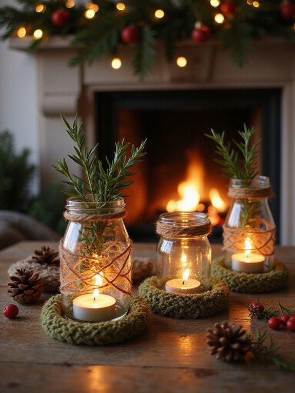 diy candle holder creativity