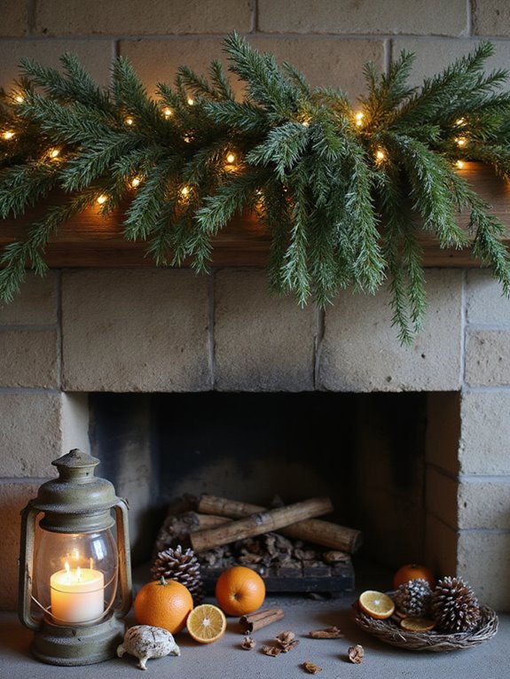 diy pinecone winter decorations