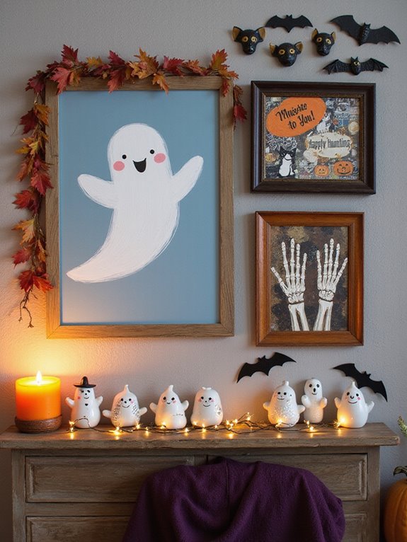 diy spooky wall art